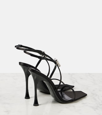 Harlow 110 satin crêpe sandals | Saint Laurent