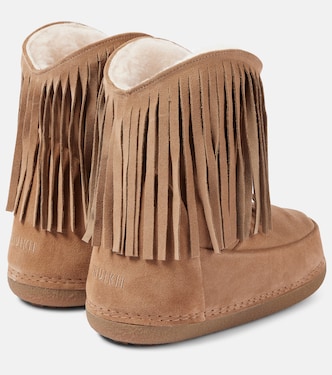 Botas de nieve Cowboy Fringes de piel | Inuikii
