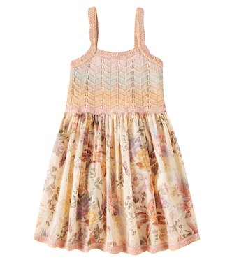 Kleid Tallow aus einem Baumwollgemisch | Zimmermann Kids