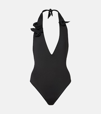 Floral-appliqué swimsuit | Coperni