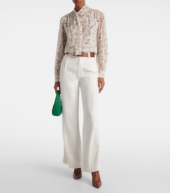 Blusa in seta con stampa | Giambattista Valli