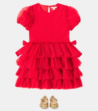 Abito Fay in tulle con glitter | Konges Sløjd