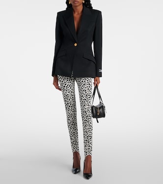 Leggings con stampa leopardata | Versace