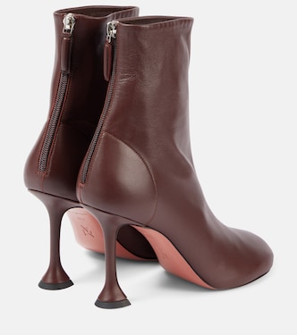 Ankle Boots Iris 95 aus Leder | Amina Muaddi