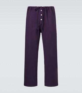 Astor wool wide-leg pants | Bode