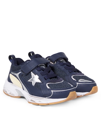 Lightstar leather-trimmed sneakers | Golden Goose Kids