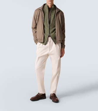 Reversible cashmere-trimmed bomber jacket | Loro Piana