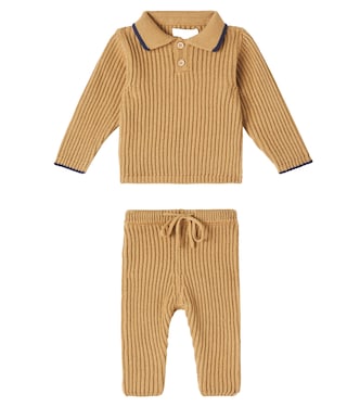 Baby Set Oscar aus Polopullover und Hose  | Bebe Organic