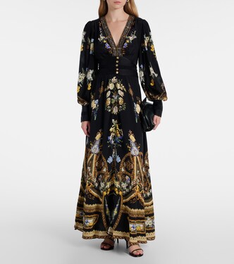 Maxikleid Ottoman Elegance aus Seide | Camilla