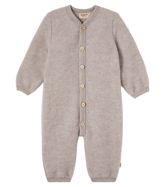 Baby Overall Levi aus Woll-Fleece | Wheat