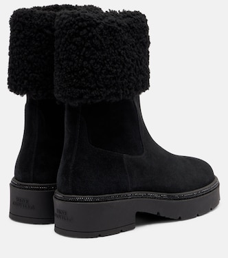Embellished suede Chelsea boots | Rene Caovilla