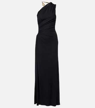 One-Shoulder-Robe aus Crêpe | Bottega Veneta