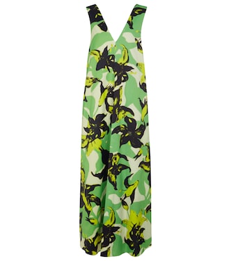 Bedrucktes Maxikleid aus Crêpe | Dries Van Noten