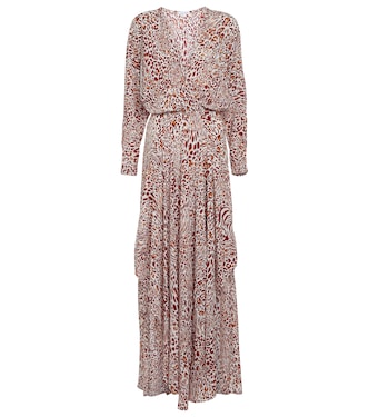 Ilona printed v-neck dress | Poupette St Barth