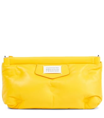Red Carpet Glam Slam leather clutch | Maison Margiela