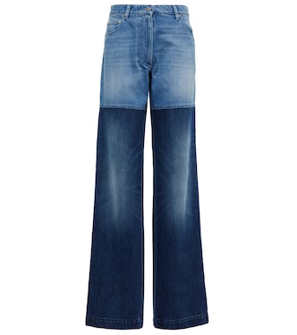 Jeans a gamba larga bicolore | Peter Do