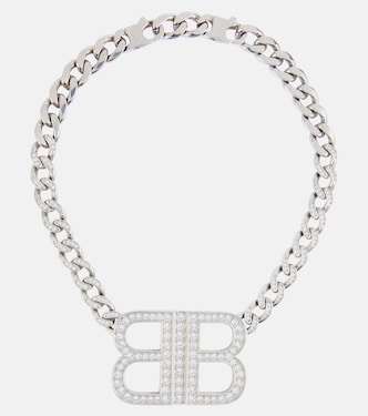 Collana BB 2.0 con cristalli | Balenciaga