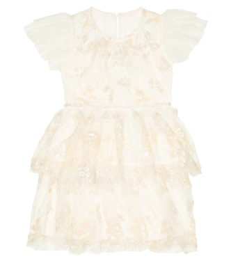 Kleid mit Pailletten | Self-Portrait Kids