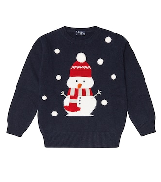 Jersey de lana en intarsia | Il Gufo