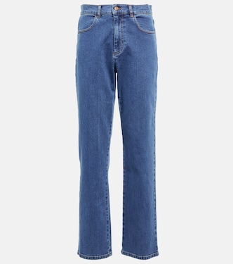 Jeans rectos de tiro alto | See By Chloé