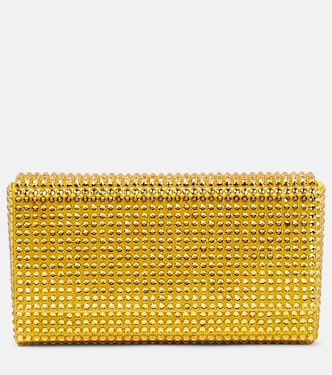 Pochette Paloma Micro en satin à ornements | Amina Muaddi
