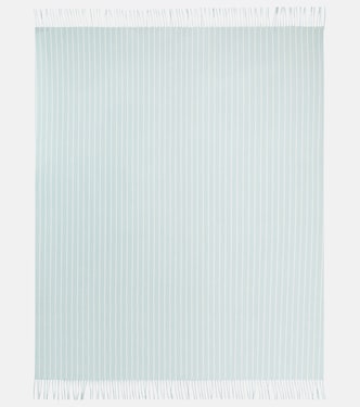 Pinstriped cashmere throw | Loro Piana