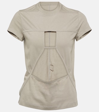 Camiseta de algodón con aberturas | Rick Owens