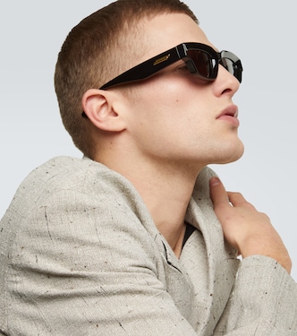 Sharp square sunglasses | Bottega Veneta