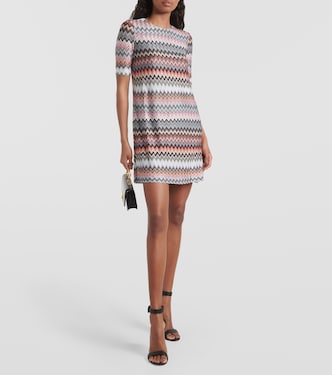 Zig Zag cotton-blend minidress  | Missoni