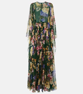 Robe aus Seidenchiffon | Dolce&Gabbana