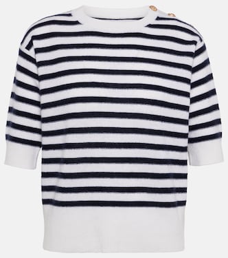 Jersey de lana y cachemir a rayas | Jardin des Orangers