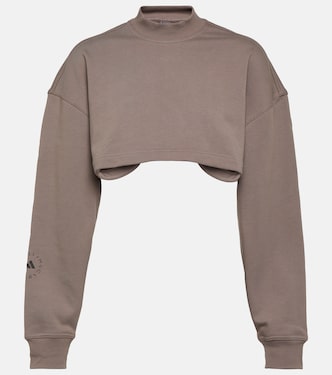 Sudadera cropped TrueCasuals de algodón | Adidas by Stella McCartney