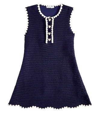 Abito in crochet di misto cotone | Self-Portrait Kids