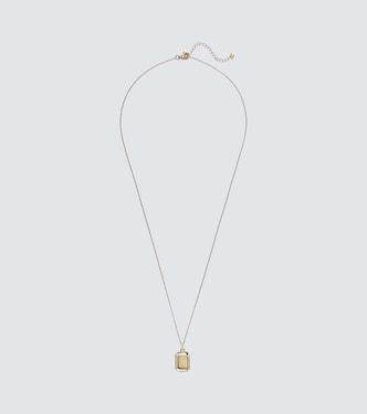 14kt gold pendant necklace | Mateo