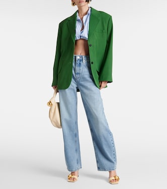 High-Rise Barrel Jeans | Frame