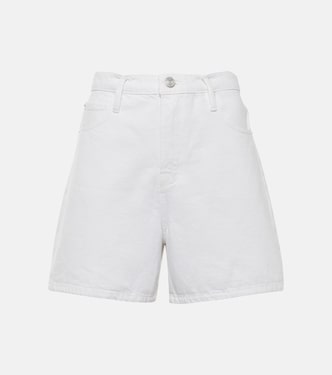 Easy high-rise denim shorts | Frame