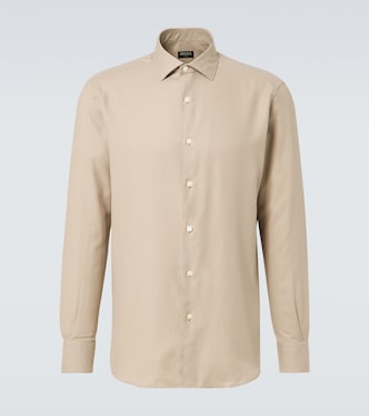 Camicia in cotone e cashmere | Zegna