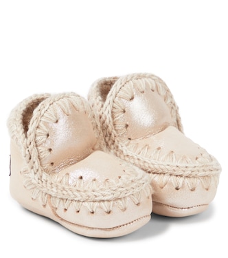 Baby - Stivaletti in suede con shearling | Mou Kids