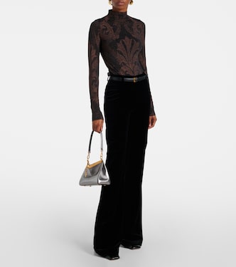 x Etro lamé jacquard bodysuit | Wolford