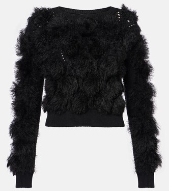 Pompom cropped sweater | Givenchy