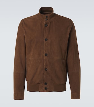 Bomberjacke aus Veloursleder | Rubinacci