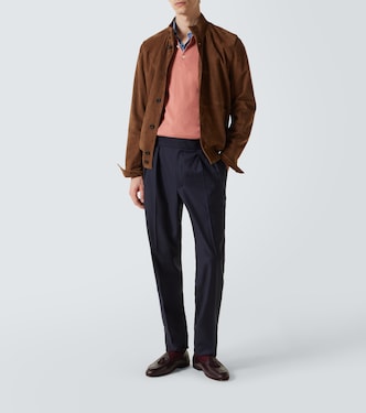 Bomber in suede | Rubinacci