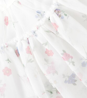 Jupe en tulle à fleurs | Monnalisa
