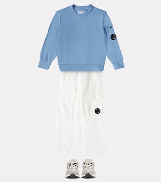 Pantaloni regular in lino e cotone | C.P. Company Kids