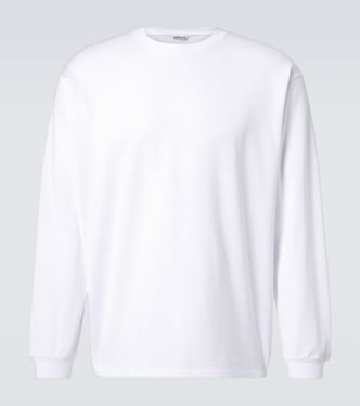 Luster Plaiting cotton T-shirt | Auralee