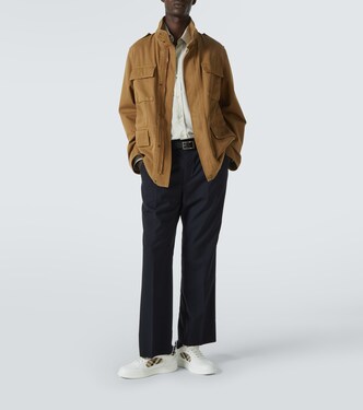 Burberry Check EKD leather sneakers | Burberry