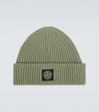 Gorro acanalado Compass de lana virgen | Stone Island