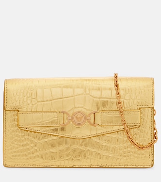 Medusa '95 metallic leather shoulder bag | Versace