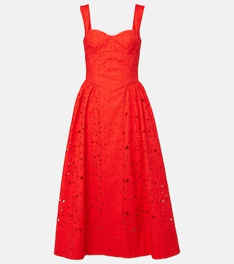 Midikleid Blaire aus Guipure-Spitze | Rebecca Vallance