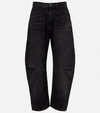 Shon mid-rise barrel-leg jeans | Nili Lotan